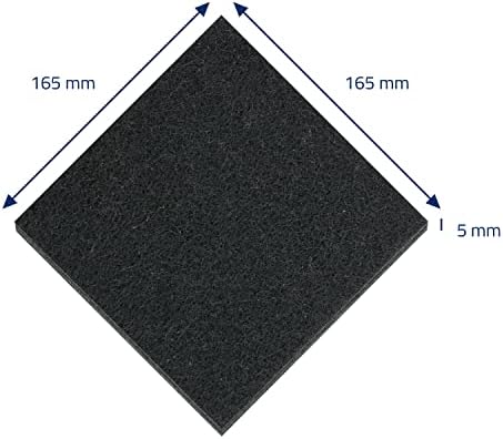 HMF 3789 Filtr węglowy do pojemnika na kompost lub kuwety dla kota, 10 sztuk, 165 mm