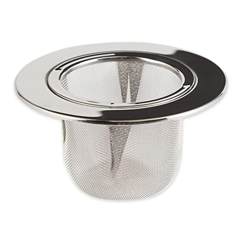 Rsvp International Loose Leaf Tea Strainer, 18/8 Stainless Steel, Dishwasher Safe, 3.75" Diameter #TOP9
