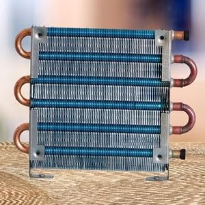 Small Condenser Radiator Copper Tube Cooling System Compact Heat Exchanger