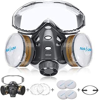 Reusable Half Face Cover, NASUM 8200 Face Cover, Paint Face Cover for Painting