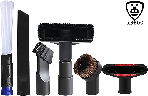 ANBOO 1 1/4 inch Vacuum Attachments Accessories to ​1 3/8 inch Vacuum Dusty Brush for 32mm and 35mm Standard Hose - Thumbnail 2