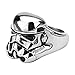 Star Wars Jewelry Men's 3D Storm Trooper Stainless Steel Ring, Size 10