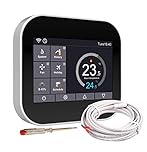 Nassboards Smart Thermostat - for Electric Underfloor Heating, Remote & WiFi Control, Programmable, Digital & Compatible with WiFi, Alexa - Installation Kit Included