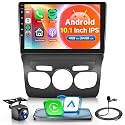 4G+64G Wireless Carplay Android Autoradio für Citroën C4L C4 DS4 2013-2017 10.1 Zoll Autoradio mit Android Auto Navi GPS WiFi Mirror Link Bluetooth FM/RDS/32 EQ/USB Lenkradsteuerung Rückfahrkamera