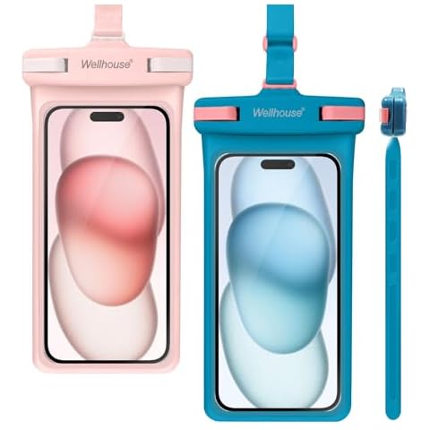 wellhouse Waterproof Phone Pouch for Smartphones up to 7 Inch Cover