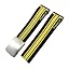 Black yellow silver