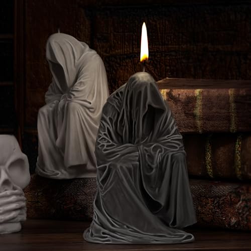 Skull Silicone Mold for Candle Making - 3D Animal & Clay Mold, Ghost Resin Casting Mold, Home Decor Molds