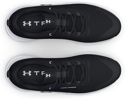 Under Armour Men's Dynamic Select Cross Trainer, (001) Black/White/Black, 11 | Image 3