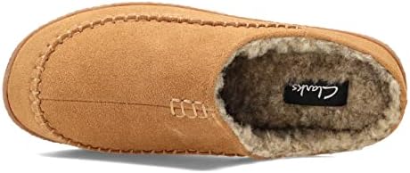 Clarks Men's Sherpa Lined Indoor & Outdoor House Slipper (11 M US, Cinnamon) | Image 5