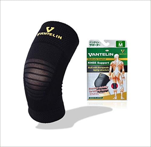 Vantelin Medically Inspired Knee Support (Medium (M) Size 13-14.5 inches) Knee Protect Based on Taping Theory Provides Stability For Wobbly Knees Makes going Up and Down The Stairs Easy