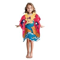 Poncho Spiaggia Piscina Poncho Asciugamano Bambini Hillylolly - Telo Mare Con Cappuccio In Microfibra Per 2-8 Anni Accappatoio Poncho Infantile