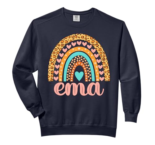 Ema T-Shirt Ema Name Birthday Shirt Gift Comfort Colors Adult Sweatshirt