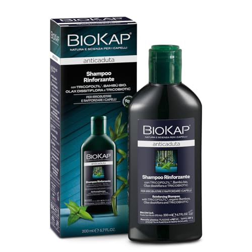BIOS LINE Biokap Shampoo Anticaduta Rinforzante con Tricobiotic, Rinforza e