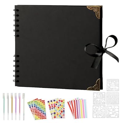 Album de Fotos para Pegar y Escribir, 205x205mm Álbum de Fotos Scrapbooking, Bricolaje Hojas Negras | Ya disponible en tu tienda friki favorita! En mundofriki.es! Album de Fotos para Pegar y Escribir, 205x205mm Álbum de Fotos Scrapbooking, Bricolaje Hojas Negras | Ya disponible en tu tienda friki favorita! En mundofriki.es!