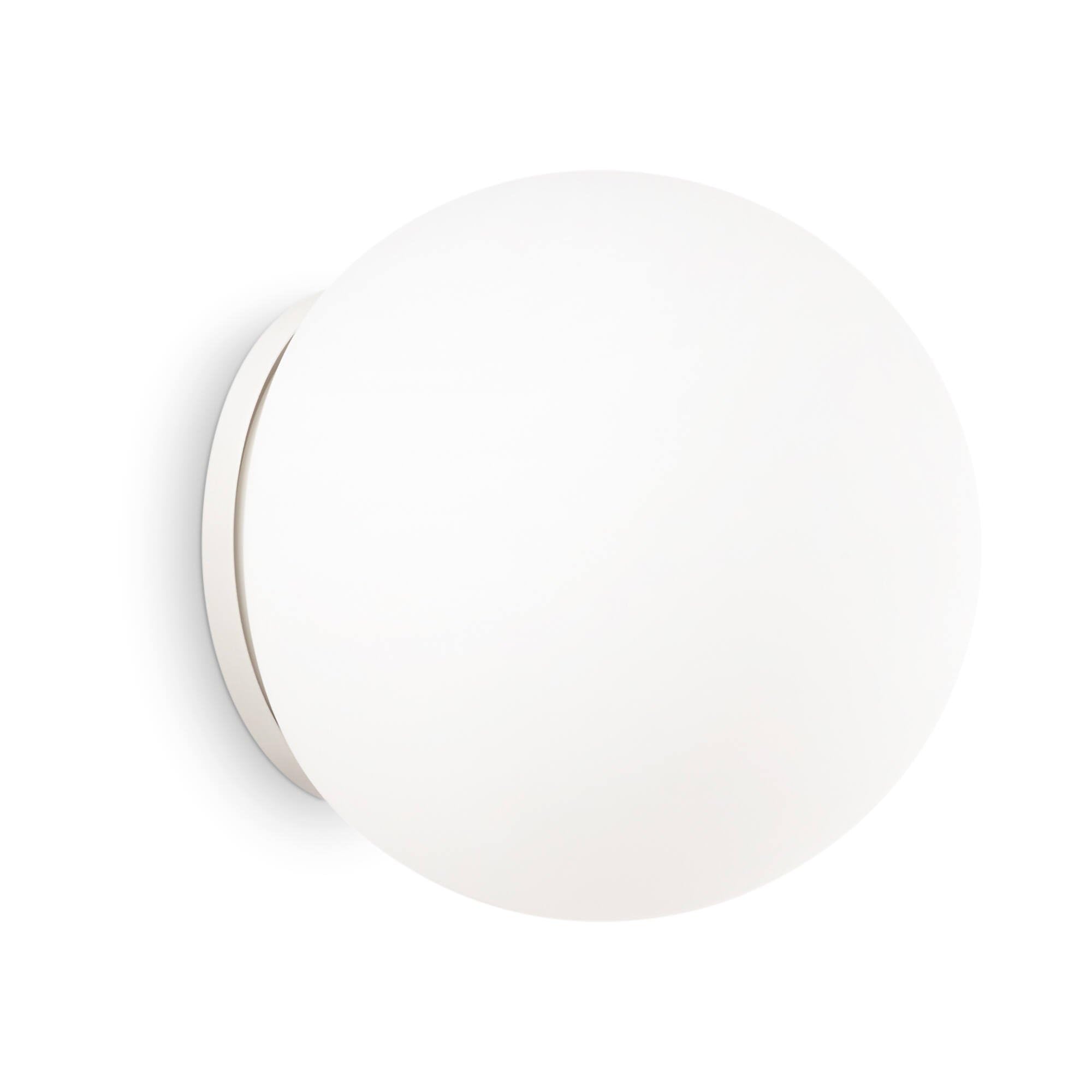 Ideal Lux  Applique Murale Blanche Mapa Bianco 1 Ampoule Largeur 30 Cm , Leroy Merlin