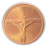 Crucifixion of Christ 1 oz Pure .999 Copper Round Collectible Coin - COA by Heavenly Metals