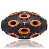 Pets First Texas Longhorns Football Treat Dispensing Toy - Interactive Fun with Natural Rubber, for Dogs and Cats (TX-3622)