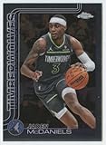 2025-26 TOPPS CHROME #176 JADEN MCDANIELS MINNESOTA TIMBERWOLVES BASKETBALL OFFICIAL TRADING CARD OF NBA