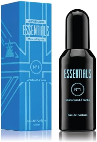 Milton-Lloyd ESSENTIALS No 1 Perfume for Men. 50ml Eau de Parfum Men, Luxury Fragrance - Mens Aftershave, Long Lasting Fragrance