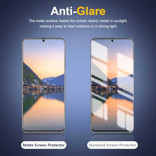 JEHOO [2 Pack] Anti Glare Matte Privacy TPU Screen Protector for Samsung Galaxy S20 (Not Glass), Fingerprint Sensor Compatible, Full Adhesive Flexible Film, Easy Installation by JEHOO - Used condition - Image 5