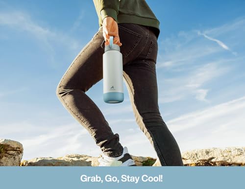 Image of POWCAN 40 oz Insulated Water Bottle with 2-in-1 Straw and Spout Lid, Keep Cold 24H, Leak-Proof, BPA-Free, Double Wall Stainless Steel Water Bottle for Sports, Gym, Travel, and School (Be Free)