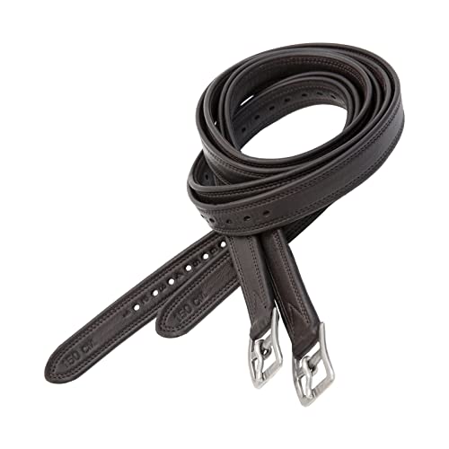 Kieffer Leder-Steigbügelriemen Elefant-Soft, Farbe:braun, Länge:130cm