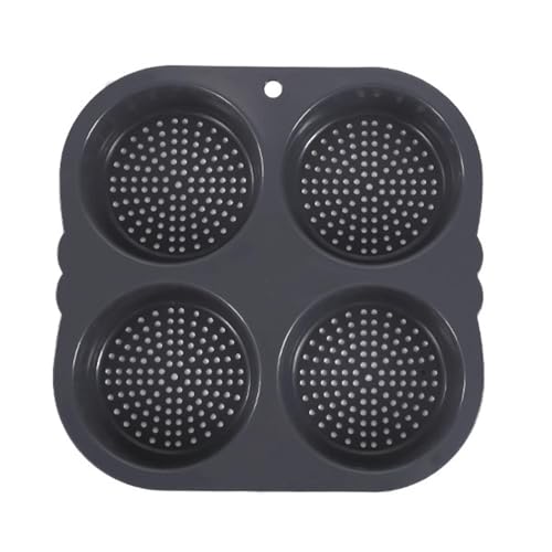Cavity Silicona Hamburguesa Molde, Hamburguesa Chigne Pan Hamburguesa Bun Maker Kit Pan Silla Pan Pastiza Hamburguesa Bun Pan Perforado Hamburguesa Bun Maker Kit Hamburguesa Bun Maker Machine Ha