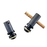 5SETS SOLID BRASS FRONT REAR BINDING POST OXIDE BLACK COPPER CONTACT SCREW US STANDARD 8-32 THREAD TATTOO MACHINE REPLACEMENT PARTS (BPMOB-02)