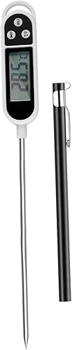Miniatura 8 de Termómetro de cocina digital preciso con clip ajustable, monitor de temperatura de la pastelería de carne y pan, monitor de temperatura para cocinas