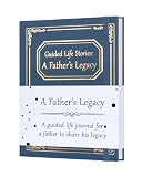 WHLBHG Libro dei ricordi guidato dell'eredità del padre con oltre 250 domande rapide, regalo di compleanno sentimentale da figlia figlio (libro del padre