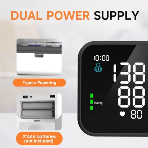 Astart AOJ-35E Blood Pressure Monitor Backlit Display Automatic Blood Pressure Monitors For Home Use Wrist Blood Pressure Adjustable Cuff 2X99 Reading Memory thumb #5