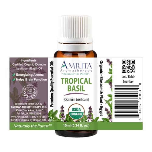 Aceite Esencial Orgánico de Albahaca Tropical 10 mL miniatura 3