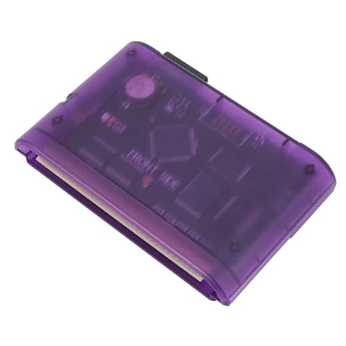 Image of Video Games Memory Card for Mega Drive V3.0 Pro, 3000 in 1 Game Card, with 8GB Memory Card, Game Cartridge Expansion Card for EDMD Remix MD V3 (Transparent Purple)