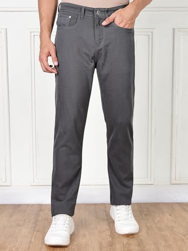 Image of Thomas Scott Men's | Solid | Brathable Fabric | Denim | Mid Rise | Casual Jeans for Men