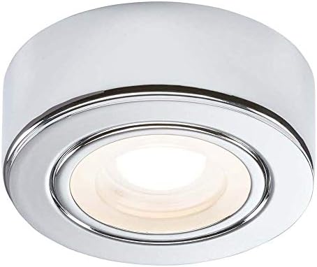 Knightsbridge 230V LED Under Cabinet Light -Brushed Chrome 3000K, Warm White
