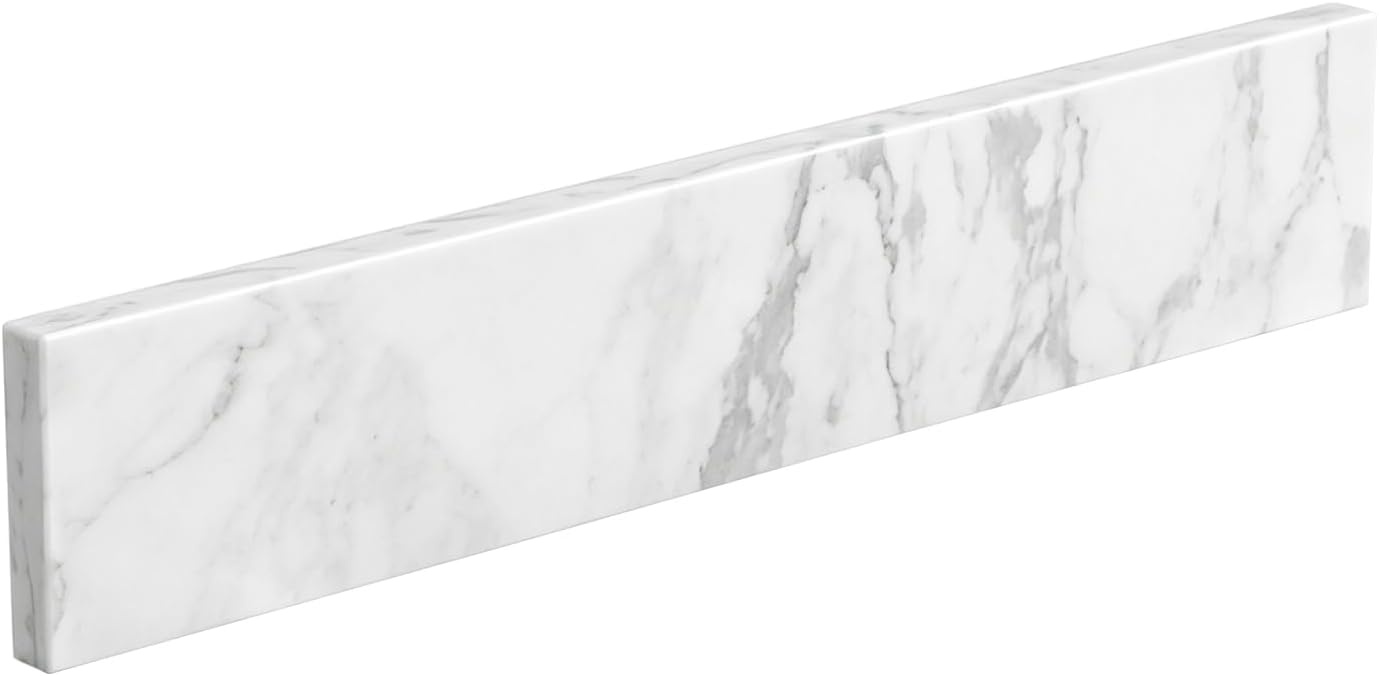 21"x4" Quartz Vantity Top Side Splash, 4 Inch Height Sidesplash for Bathroom Vanity Sink Top In Vena Calacatta