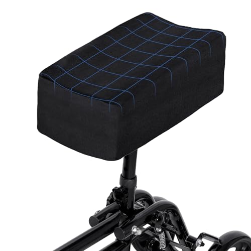 Knee Scooter Cushion Pad Cover,Removable 2.5in Highly Resilient Memory Foam Cushion,Comfortable Soft Knee Walker Roller Pad Cover,Knee Scooter for Adults for Foot Surgery Accessory for Most Models