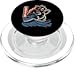 CATNZILA Kaiju Cat Monster Big Wave Parodia Art PopSockets...