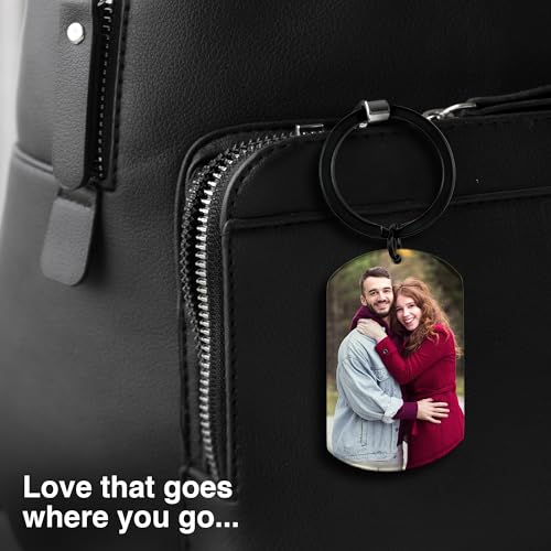 Personalised Date Engraved Photo keyring, Custom Calendar Engraved Picture Keychain, Gift for Anniversary, Graduation, Wedding, Birthday,For Him&Her,Mother's Day Keepsake, Special Day Marked Keyring - Image 8