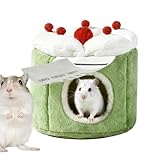 Utilisation Répandue : Avec sa palette de couleurs naturelles apaisantes, ce petit lit pour animaux se facilement dans les installations de cage, promouvant un habitat engageant qui encourage les animaux à jouer et explorer en toute sécurité. Il offre un espace polyvalent pour les activités quotidiennes, soutenant à la fois le jeu et la détente, et s'adapte à différents types de cages pour créer un environnement harmonieux et stimulant où les petits animaux se sentent à l'aise.