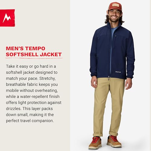 Image of MARMOT Men's Tempo Jacket - Breathable, Water-Resistant Softshell