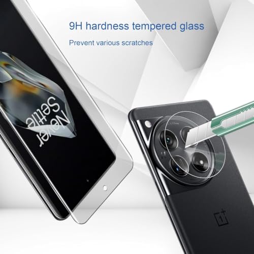 Image of Uyiton 2 Pack Privacy Screen Protector for OnePlus 12 (6.82-inch Curved Display) | Anti-Spy HD Privacy Flexible Film | Bubble-Free Easy Installation | Scratch Resistant | Case Friendly