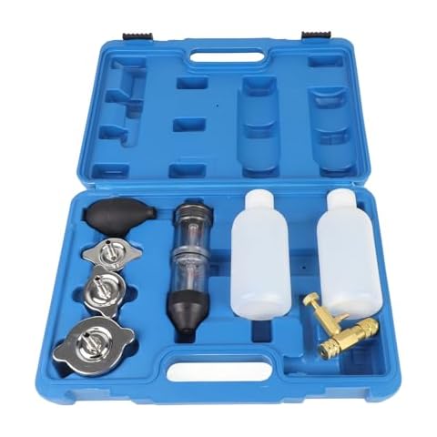 Klanata 8-Piece Combustion Leak Detection Kit, CO2 Detector for Automotive Engines, Identifies Head Gasket Leaks, Suitable for Cars, Trucks, and Heavy Equipment Cover