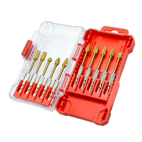 Foret carbure de tungstène de 1/4 pouce pour meuleuse et sculpture sur bois x10
