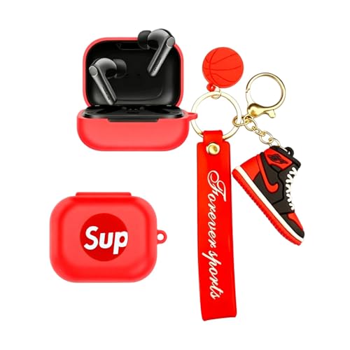 EarFun Air Pro 4�p�̃P�[�X �J�o�[ �y�� �G�� (����P�[�X+�J���r�i+�����L�[�z���_�[�j�t�� ���C�����X�C���[�z���P�[�X EarFun Air Pro 4�p�ی�J�o�[ �ϏՌ� �����h�~ �h�o �V���R���f�� (Style 4)