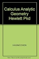 Calculus Analytic Geometry Hewlett Pkd 0135203392 Book Cover