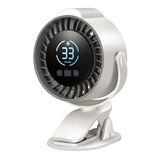 Oudisstech Clip On Rechargeable Fan with LED Night Light 100-Speed (Need Long Press), 720° Universal Adjustment, Protable Fan Quiet Clamp Base 12H Battery, 7 Blades for Desk Dorm Outdoor Camping Oudisstech Clip On Rechargeable Fan with LED Night Light 100-Speed (Need Long Press), 720° Universal Adjustment, Protable Fan Quiet Clamp Base 12H Battery, 7 Blades for Desk Dorm Outdoor Camping