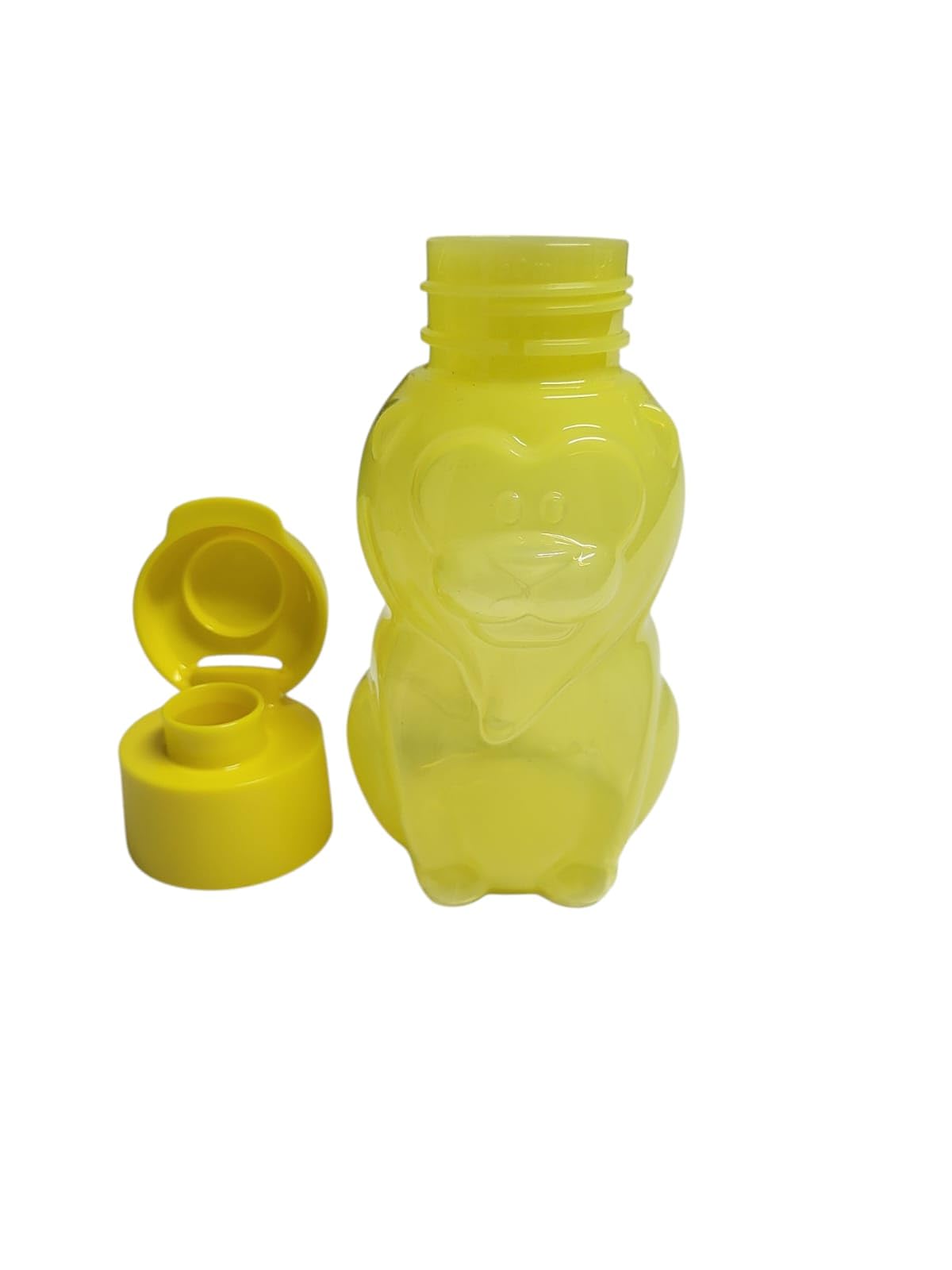 Tupperware to Go Eco Eco Easy Flip Top butelka do napojów EcoEasy 350 ml, szczelna butelka termiczna dla dzieci, bez BPA, idealna na sport i przedszkole, żółta, figurka Loewe 350 ml