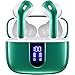 TAGRY Bluetooth Headphones True Wireless Earbuds 60H Playback LED Power Display Earphones with Wireless Charging Case IPX5 Waterproof in-Ear Ear buds with Mic for TV Smart Phone Laptop Computer Sports