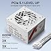 Redragon RGMS-1200W PRO 80+ Gold 1200 Watt Power Supply w/Upgraded ATX 3.1 & PCIe 5.1 Fully Modular, Compact 150mm Size, Smart ECO Low Noise Fan, 100% Japanese Capacitors, Full Mod Cables